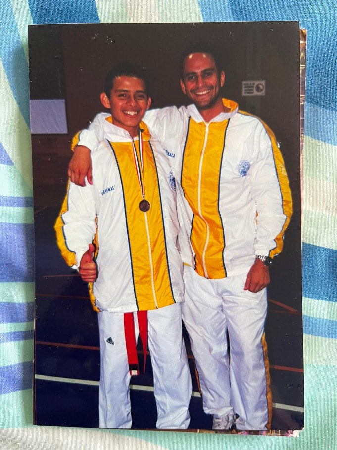 Efrin González y Gregorio de León